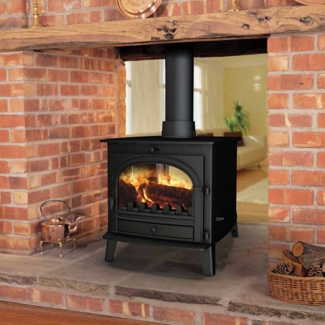 double sided wood burner