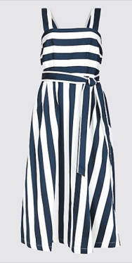 Striped Midi Dress