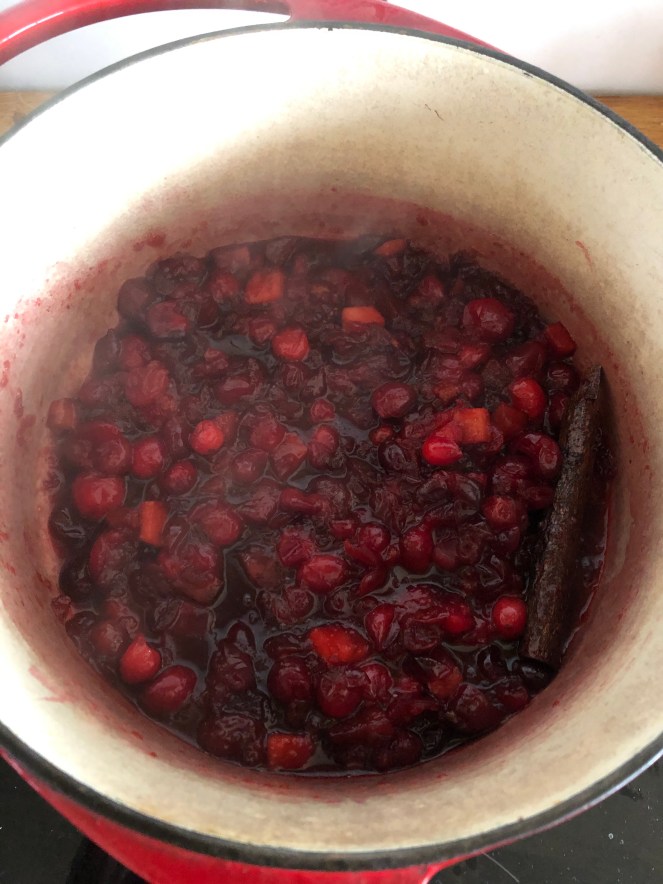 homemade cranberry sauce