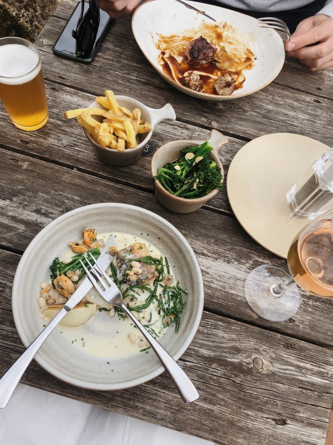 Lunch at the Ebrington Arms, Chipping Campden