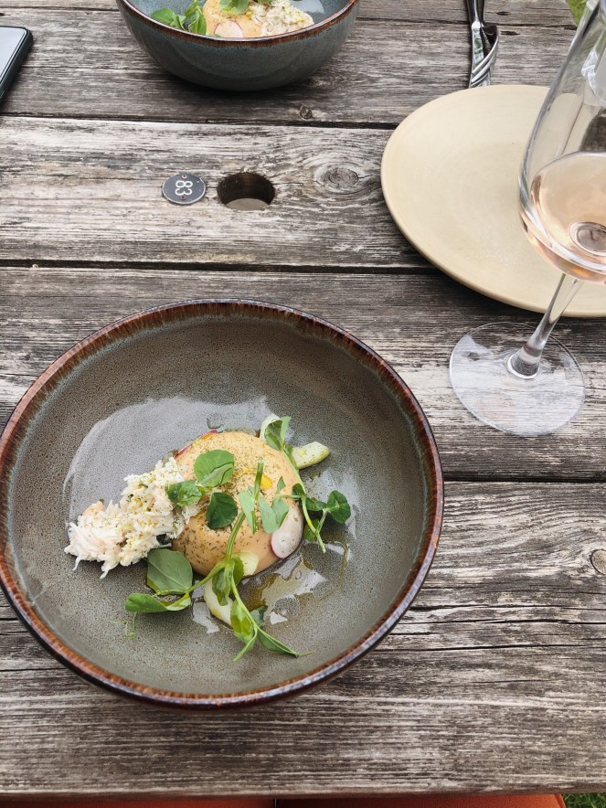 Starter crab, Ebrington arms, Chipping Campden