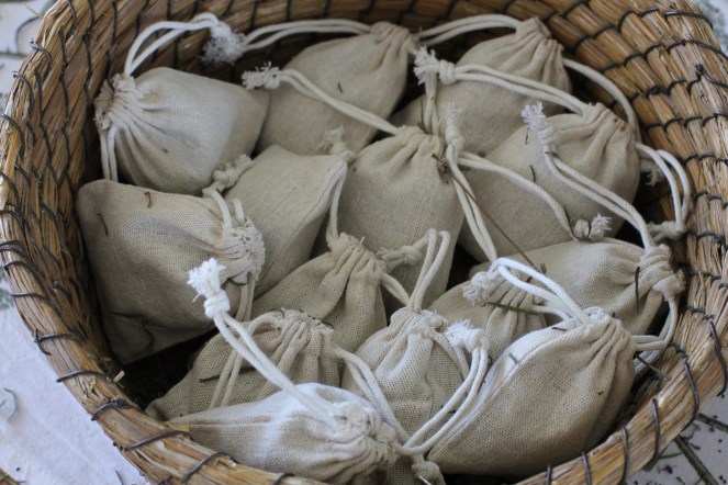 Scented lavender and rosemary bags