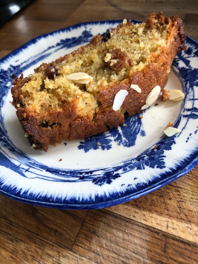 rummy raisin sponge cake