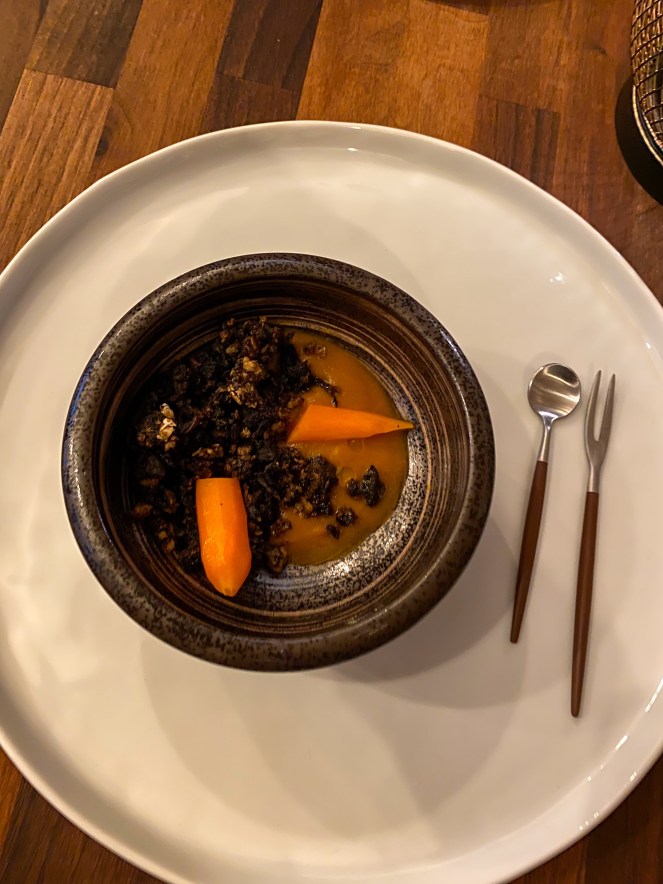 carrot n soil at Oxheart restaurant 